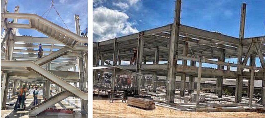 steel frame structure by zamil in guam island