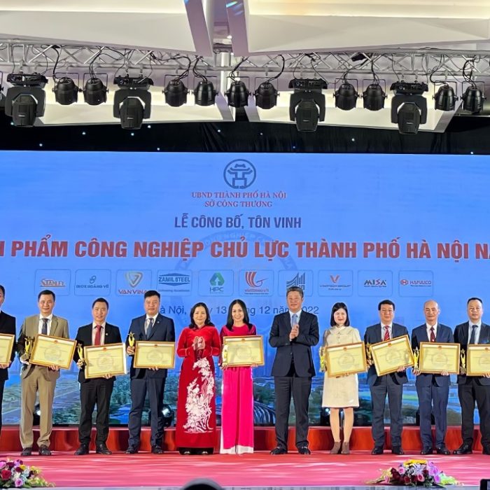 Zamil Steel Việt Nam được vinh danh Top 10 “Sản Phẩm Công Nghiệp Chủ Lực Hà Nội” năm 2022